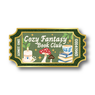 Cozy Fantasy Book Club Pin