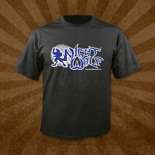 Night Wolf Logo Black T-Shirt