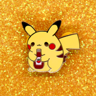 Pika Ketchup Pin