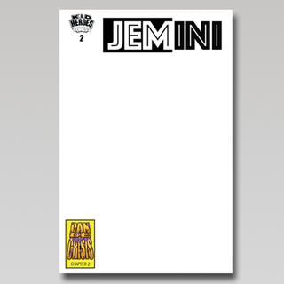 JEMINI #2 Comic Book - BLANK SKETCH Edition