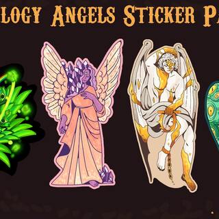 Geology Angels sticker pack