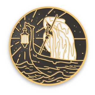 Boatman Hard Enamel Pin