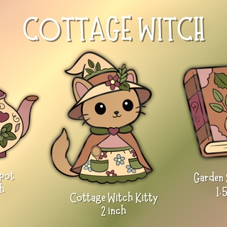Cottage Witch Pin Set