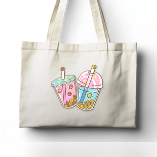 Boba Mahjong Tote Bag