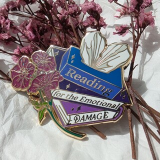 emotional damage enamel pin