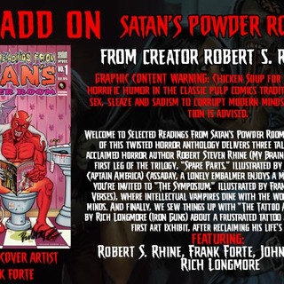 $40 Satan's Powder Room #1 signed