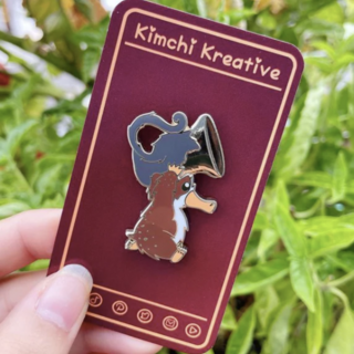 Runaway Goblet Enamel Pin