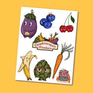 Complementary Produce Sticker Set
