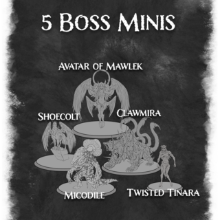 Firestar Falling Boss Miniature Set (5)