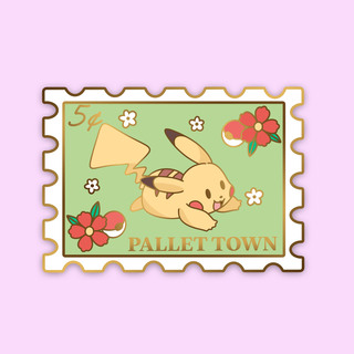 Pallet Town Enamel Pin