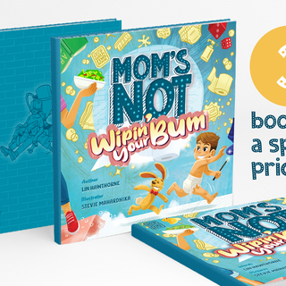 3-Book Bundle "Mom's Not Wipin' Your Bum" Hardback