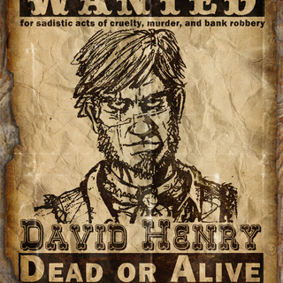 Wanted Poster art print (8x10") by Jayel Draco - Standalone