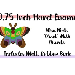 Mini Moth Enamel Pin