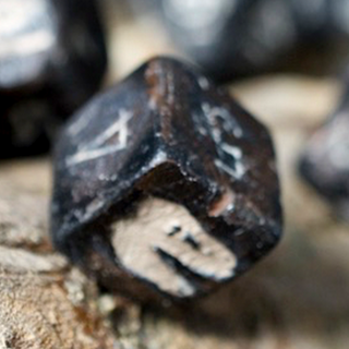 T-Rex D6 Single Die (Carved Solid Bone)