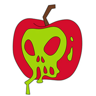 "Poison Apple" Enamel Pin