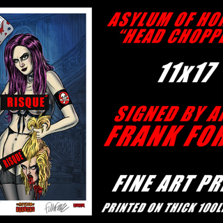 11X17 PRINT Frank Forte AOH Head Chop