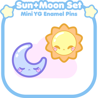 Sun+Moon Mini Pins Set