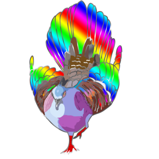 Electroplated Crested Pigeon Enamel Pin