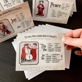 CARDS: Set of 12 Multi-Purpose HOLIDAY Cards
