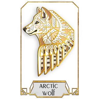 Arctic Wolf Pin