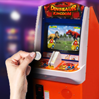 ''Insert one coin, you can get a card!''