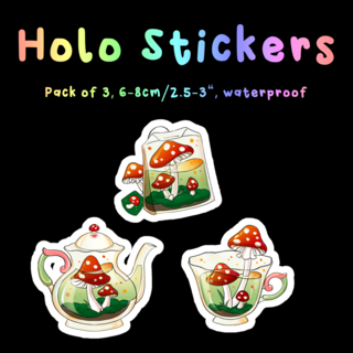 Mushroom Tea Sticker Set
