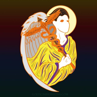 LBRP Archangel Raphael Enamel Pin