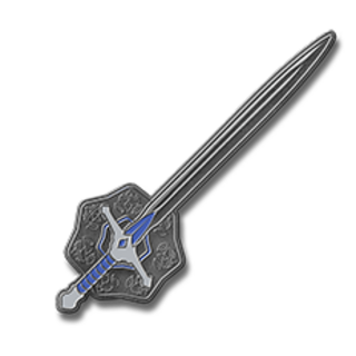 Deadlands Dark Ages Excalibur Pin
