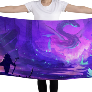 The Crystal Cavern - Fabric Banner