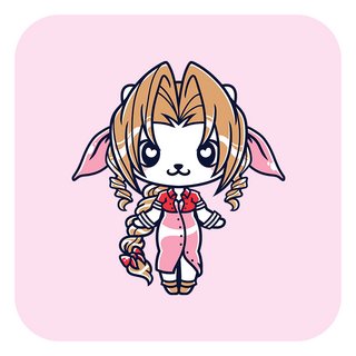 Final Fantasy Aerith Enamel Pin