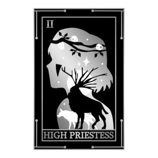 High Priestess II Tarot Pin