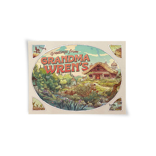 *Pre-order* Grandma Wren's Cottage Postcard