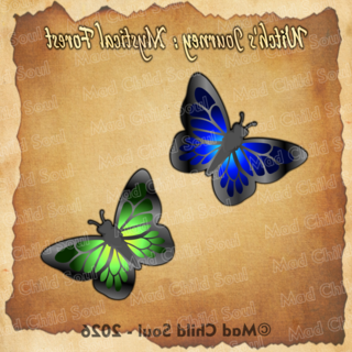 Mini Pin - Night Butterflies