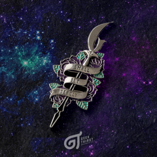 Enamel Pin - Saturn: Small but Deadly