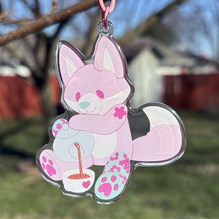 Acrylic Keychain Teacup