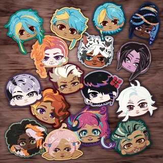 Tiny Doll Head Sticker Bundle