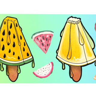 Fruit Popsicle Washi