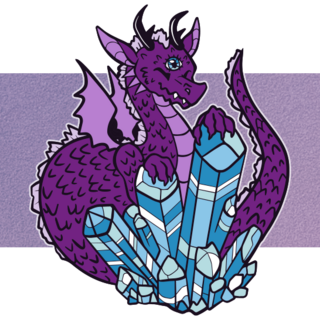 Crystal Hoarder Enamel Pin