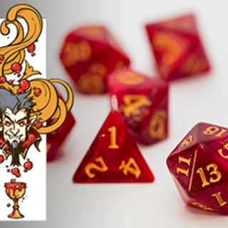 Vampire Dice set that smell like WINE!