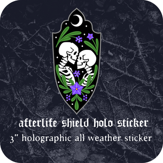 STICKER- Afterlife Shield holo sticker