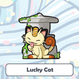 The Shrine standee (Lucky Cat)