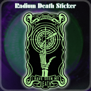 Radium Death Sticker