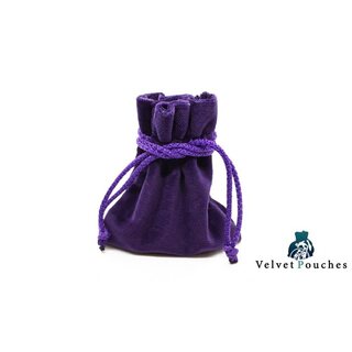Velvet Pouch - Purple