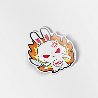 Vinyl Sticker NO Bunny