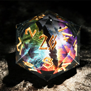 Rainbow Dragon Liquid Core 50mm D20