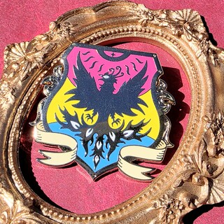 Past Heraldry Pansexual Phoenix Pin