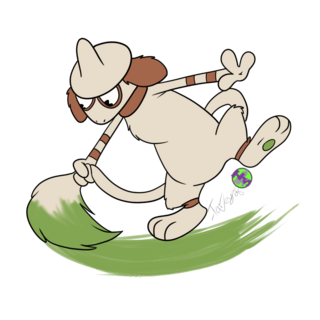 Paint Pup Acrylic Keychain