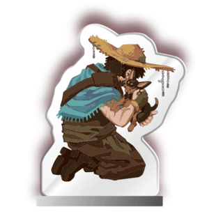 3.5" Acrylic Standee - Warrior Hug