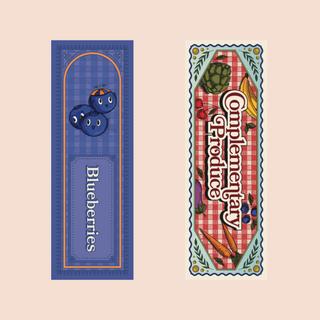 Blueberries Bookmark
