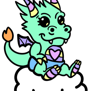 Baby Dragon Sticker